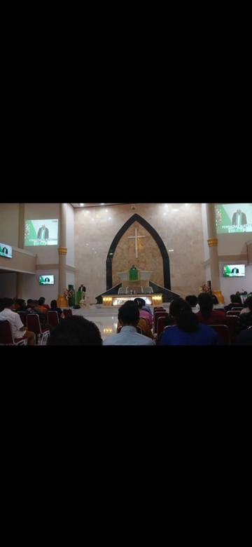 ​Jemaat Tual Padati Ibadah Minggu di Gereja Maranatha