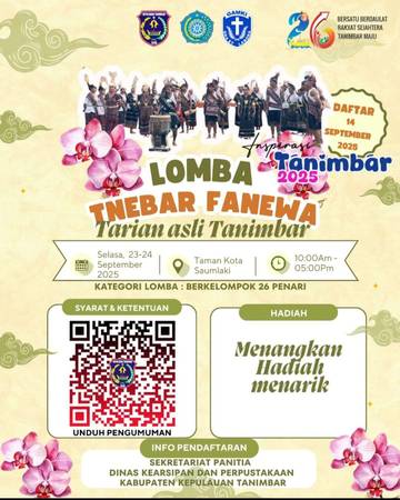 Lomba Tarian Tnabar Fanewa mewarnai Perayaan HUT KKT 