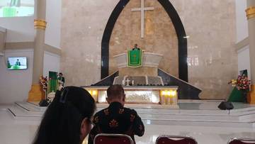 Jemaat GPM Tual Laksanakan Ibadah Minggu Perhaliran