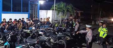 Sat Lantas Polres Kepulauan Tanimbar Amankan Selompok Pemuda 
