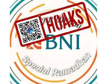 Hoaks, Promo Berhadiah Sambut Ramadhan Mengatasnamakan BNI.