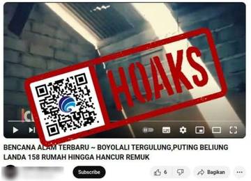 Hoaks, 158 Rumah Di Boyolali Diterjang Angin Puting Beliung 13 Februari 2024.