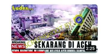 Hoaks, Gempa 10,1 Magnitude Guncang Aceh 1 Maret 2024.