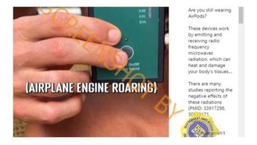 Hoaks, AirPods Apple Berbahaya karena Radiasi Electromagnetic Field (EMF).