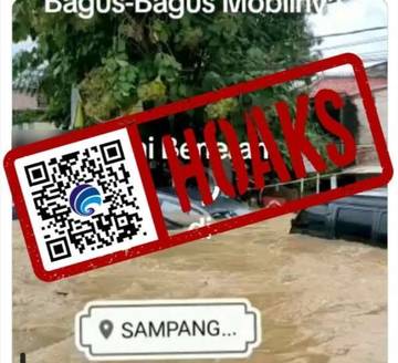 Hoaks, Video Banjir Bandang di Kabupaten Sampang pada Maret 2024.
