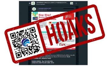Hoaks, Bank Indonesia Gulirkan Bantuan Senilai Rp125 Juta untuk UMKM.