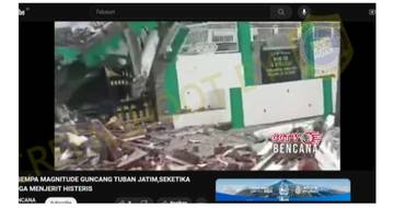 Hoaks, Gempa Bermagnitudo 4,2 Guncang Tuban pada 15 April 2024.