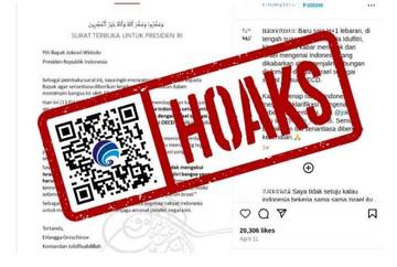 Hoaks, Pemerintah Indonesia Setuju Lakukan Normalisasi Hubungan dengan Israel pada April 2024.