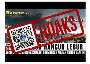Hoaks, Angin Badai Tornado Menyapu Bersih Ribuan Rumah di Kota Bogor.