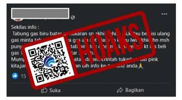 Hoaks, Tabung LPG 12 Kg Biru Diganti Bright Gas Gratis