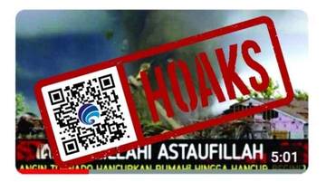 Hoaks, Rumah-Rumah Hancur Diterjang Angin Puting Beliung di Kabupaten Boyolali.
