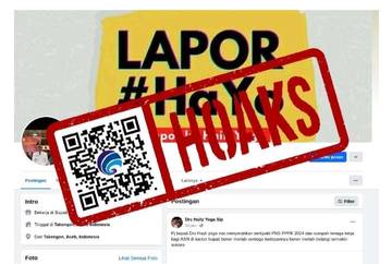 Hoaks, Akun Facebook Mengatasnamakan Pj Bupati Kabupaten Bener Meriah.