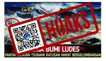 Hoaks, Tsunami di Sukabumi pada 22 Mei 2024.