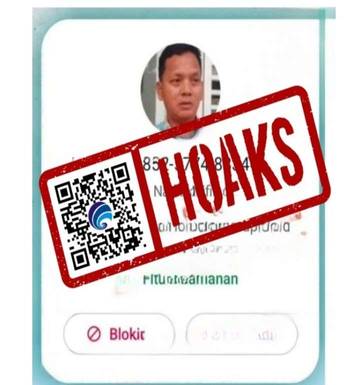 Hoaks, Akun WhatsApp Mengatasnamakan Kepala BKPSDM Kota Bekasi
