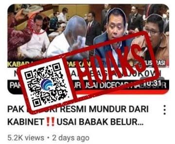 Hoaks, Menteri PUPR Basuki Hadimuljono Mundur dari Kabinet
