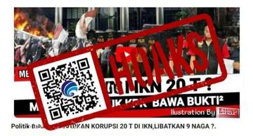 Hoaks, Massa Geruduk KPK Bawa Bukti Korupsi 20T Di IKN