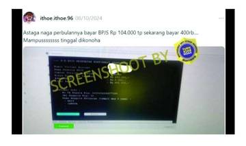 Hoaks, Kenaikan Iuran BPJS Kesehatan.
