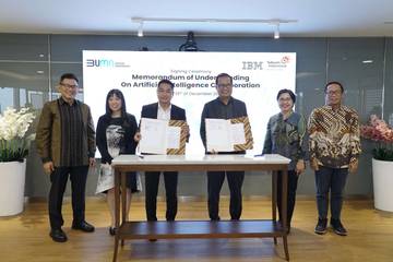 Perkuat Artificial Intelligence, Telkom dan IBM Jalin Kemitraan Strategis