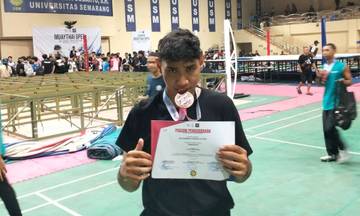 Mahasiswa USM Raih Perunggu di Muaythai Open Se-Jawa
