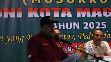 Ali Sungkar Kembali Jabat Ketua KONI Kota Magelang