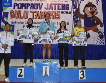 Atlet Bulutangkis USM di Pomprov Jateng, Ini Raihannya 
