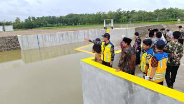 Resmikan Longstorage Kalipang, Bupati Harno: Akan Dikembangkan