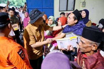 Tanah Bergerak di Tegal, Gubernur Percepat Huntara Menuju Huntap