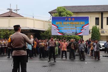 Jaga Kota Aman, Polrestabes Semarang Perkuat Peran Kaposkamling
