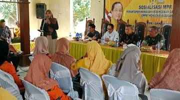Warga Kedalon Antusias Ikuti Sosialisasi 4 Pilar  
