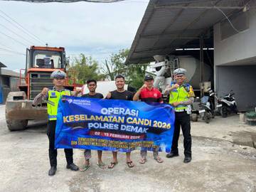 Polres Demak Laksanakan Sosialisasi Operasi Keselamatan Candi 2026