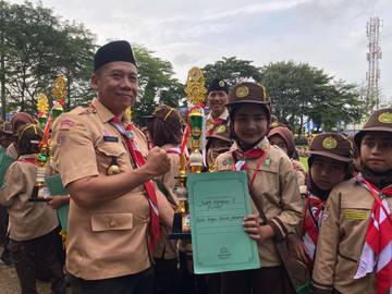 Kwarcab Batang Sabet Juara Pesta Siaga Binwil Pekalongan 