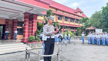 Satlantas Pati Bentuk Pelajar Jadi Pelopor Keselamatan Lalu Lintas