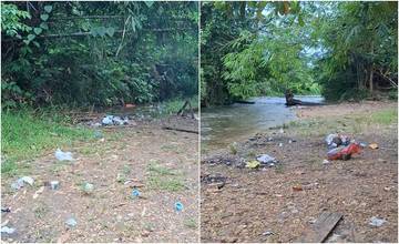 Warga Diminta Jaga Kebersihan Berwisata di Sungai Encalitn
