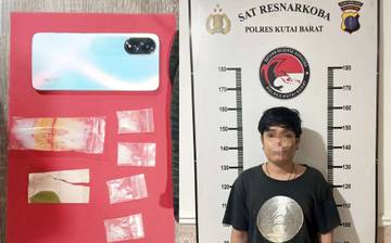 Polisi Ringkus Pengedar Sabu di Ombau Asa Kubar