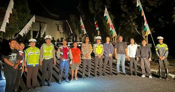 Polres Kutai Barat Patroli Rutin Selama Ramadan