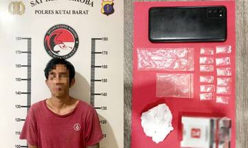 Satresnarkoba Polres Kubar Tangkap Pengedar Sabu di Simpang Bandara