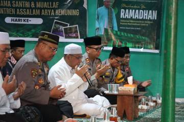 Kapolres Kubar Gelar Buka Puasa Bersama Santri Ponpes Assalam
