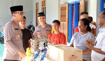 Baksos Ramadan, Kapolres Kubar Santuni Yayasan Bakti Luhur