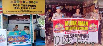 Jajaran Polsek di Kubar Siap Kawal Arus Balik Lebaran