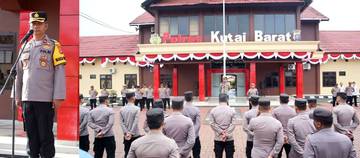 Wakapolres Kubar Tegaskan Disiplin Personel Penentu Citra Kepolisian
