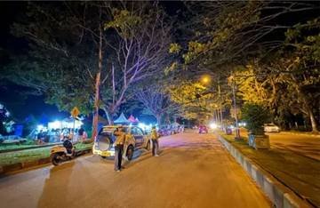 Cegah Balap Liar, Polres Kubar Intensifkan Patroli Blue Light