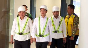 Gibran Apresiasi Progres Pembangunan Istana Wapres di IKN 