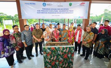 Mendikdasmen Resmikan SDN 20 Sepaku di Kawasan IKN