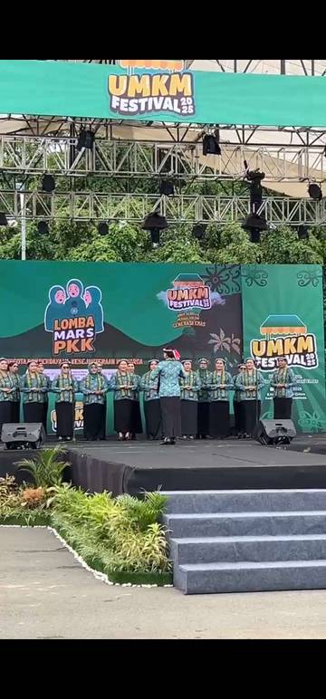 Kubar Juara Dua Lomba Mars PKK Festival HKG
