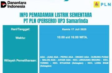 Pemeliharaan, Listrik Padam di Beberapa Wilayah Kubar