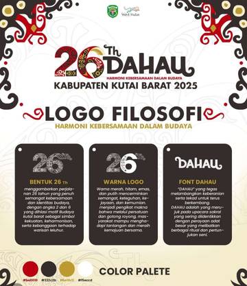 Makna Filosofi Logo Dahau Kutai Barat 2025 Terungkap