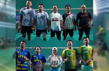 Kejuaraan Bulutangkis Kaysha Terbuka Perkuat Semangat Olahraga Kubar