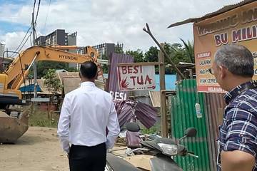 Otorita IKN Tertibkan Puluhan Lapak Ilegal
