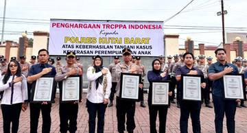 Kinerja TRC PPA Polres Kubar Berbuah Penghargaan Nasional