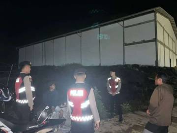 Polres Mahakam Ulu Gelar KRYD Malam Jaga Kamtibmas